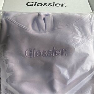 NWT Glossier Limited Edition Lavender Hoodie Extra Large